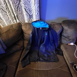 Russell Athletic Black and Blue Performance Jacket